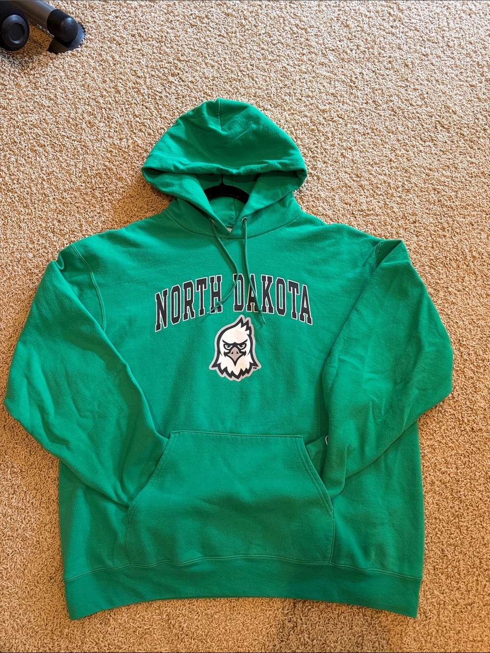 Champion Green North Dakota Hoodie Sweatshirt